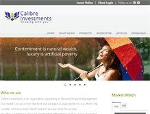 Tablet Screenshot of calibreindia.com